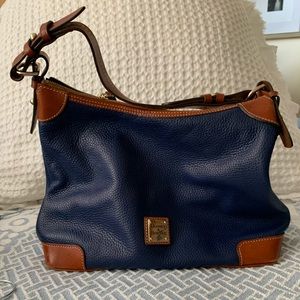 Dooney and Burke Navy Leather Bag
